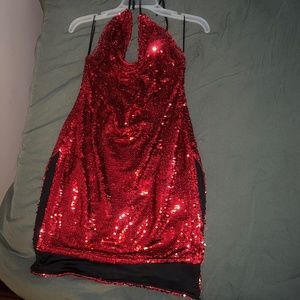 Red birthday dress
